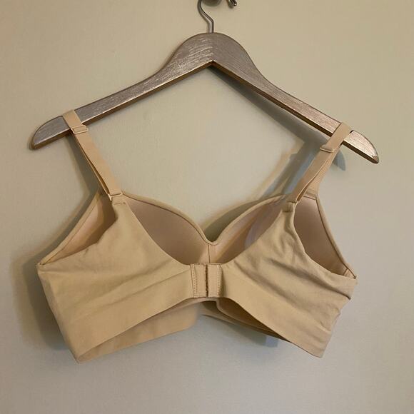 Truekind Supportive Comfort Wireless Shaping Bra Beige Size Large - Picture 6 of 9